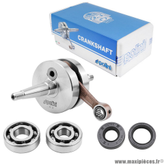 Vilebrequin/embiellage renforcé Polini for race Minarelli AM6 pour beta enduro rr sm mbk x-limite peugeot xp6 xr6 yamaha dtr tzr aprilia mx rs50 rx...