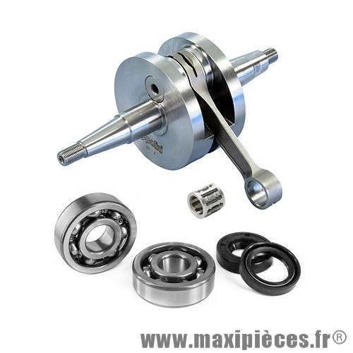 Vilebrequin/embiellage renforcé Polini for race pour moteur euro3 derbi senda gpr drd x-race aprilia rs sx rx 50 gilera rcr smt...