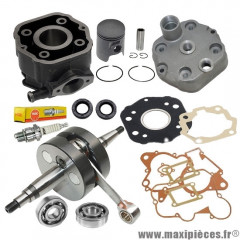 Pack kit moteur complet type origine(haut moteur, vilo, roulement, joint...)pour: euro2 derbi senda drd x-treme x-race sm enduro gpr gilera gsm bultaco astro lobito ... (EBE050) * Prix spécial !