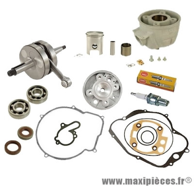 Pack kit moteur alu complet doppler vortex pour minarelli am6, Peugeot xp6, xps…