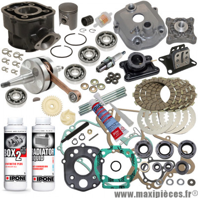 Pack réfection type origine (haut moteur, vilo, roulement, joint...) pour motorisation euro3 derbi senda drd x-treme x-race sm gpr gilera rcr smt aprilia rs rx sx * Prix spécial !