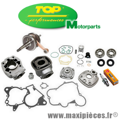 Pack kit 50cc moteur complet top performances (haut moteur, vilo, roulement, joint...)pour: euro2 derbi senda drd x-treme x-race sm enduro gpr gilera gsm bultaco astro lobito ... (EBE050)