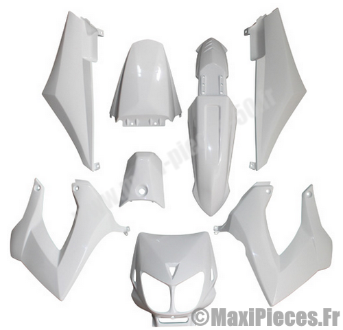 Carénage blanc derbi senda.