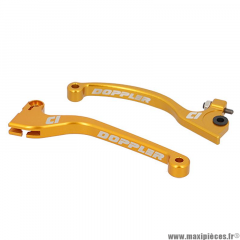 Levier Doppler pour moto 50 mrt avant 2018, sherco avant 2010, drd evo 2008-2011 (adaptable ajp) cnc orange