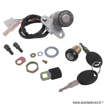 Contacteur a clé serrure neiman adaptable derbi gpr r nude racing 50cc * Prix spécial !