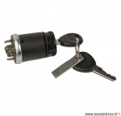 Contacteur a clé serrure universel (6 broches) pour moto, quad, 50 à boite et autres * Offre spéciale !