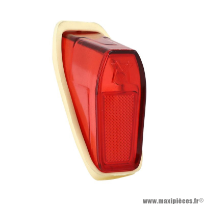 Cabochon de feu arrière avec joint pour mobylette mbk/motobécane * Prix spécial !