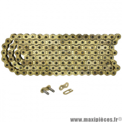 Chaine renforcée 415 120 maillons avec attache rapide pour cyclomoteur Peugeot 103, Mbk 51 et autres * Offre spéciale !