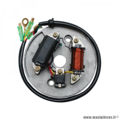 Stator d'allumage pour mobylette mbk 51 AV10 électronique type moryama avec platine