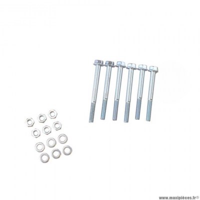 Vis carter moteur pour mobylette peugeot 103 (set 6 pièces) * Prix spécial !