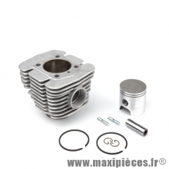 Kit cylindre piston Airsal alu pour cyclomoteur Motobécane Motoconfort Mbk 88/89 motorisation AV7