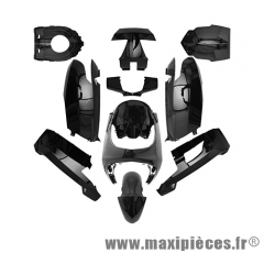 Kit carrosserie (10 pièces) noir brillant pour scooter Peugeot vivacity après 2008