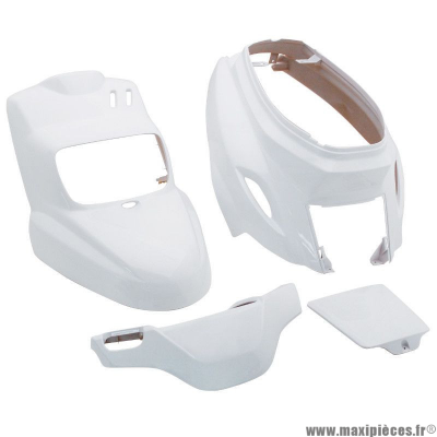 Kit carrosserie carénage blanc pour booster (2004 et après) (4 pièces) * Prix spécial !