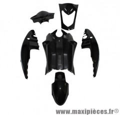 Kit carrosserie carénage noir brillant pour kymco agility 50 mono-selle