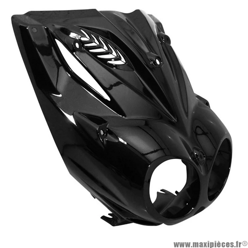 Cache optique avant noir brillant adaptable scooter Mbk Stunt Yamaha Slider 2005/2012 (OEM : 3C7-F835G-00-P0)