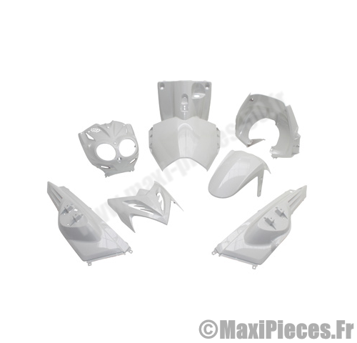 Carénage blanc mbk slider.