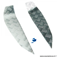 Marche pied (2 pieces) Tun'r alu poli pour scooter mbk nitro et yamaha aerox 2002/2012