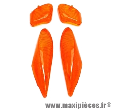 Cabochon de clignotant orange avant et arrière pour mbk yamaha booster bws ng de 95 à 98