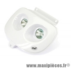 Phare double optique halogène blanc pour mbk booster yamaha bws (avant 2004) * Prix spécial !