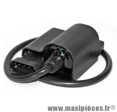 Bobine d'allumage adaptable origine piaggio zip 4t/fly 4t/lx 4t (ducati)(sans fil/antiparasite)