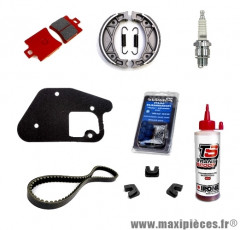 Pack révision entretient pour scooter mbk booster yamaha bws 2T 50cc