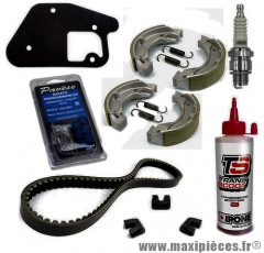 Pack révision entretien pour mbk booster yamaha bws frein a tambour av/ar
