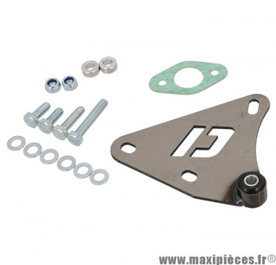 PATTE POT D'ECHAPPEMENT SCOOTER DOPPLER S3R / S2R POUR: BOOSTER / BW'S / NITRO / AEROX / SR50 / F12 (COMPLETE)