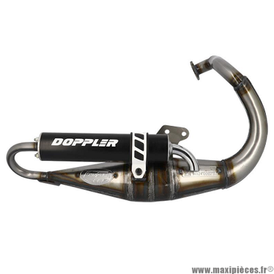 POT D’ÉCHAPPEMENT DOPPLER S3R EVOLUTION POUR SCOOTER 50CC PEUGEOT SPEEDFIGHT 1/2 AC/LC VIVACITY TREKKER TKR BUXY SILENCIEUX NOIR