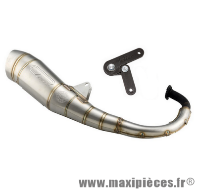 Pot d’échappement Leovince GP EVO 2 pour scooter Mbk booster 2004 one stunt road spirit next rocket Yamaha bws slider spy ng easy