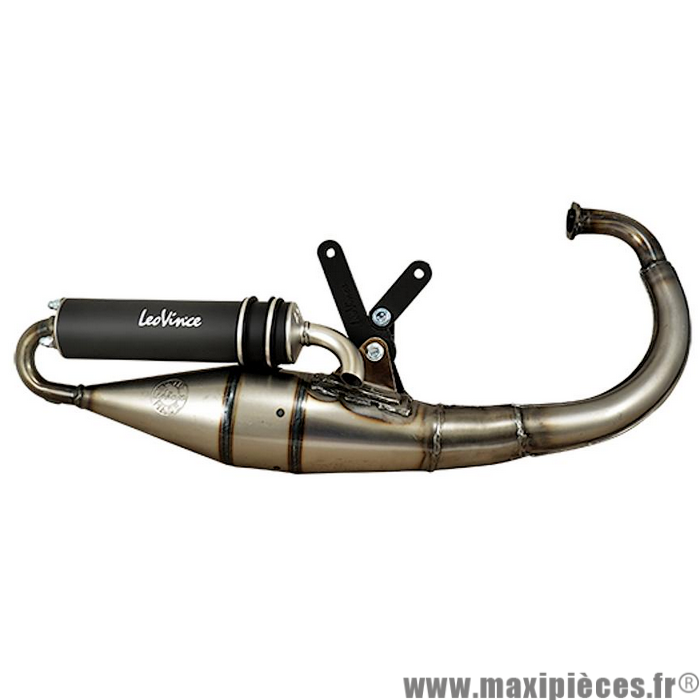 Pot d'échappement Leovince TT Black scooter Booster Stunt, Bws, Next, Rocket, Spy, Zuma, Bump