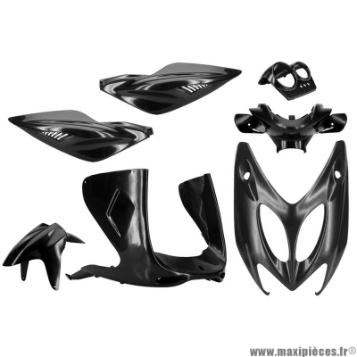 Kit carrosserie carénage a peindre pour mbk nitro yamaha aerox (7 pièces) de 1997 à 2012