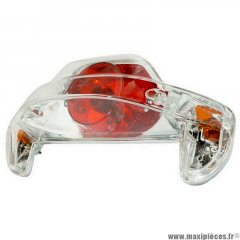 Feu arrière style lexus translucide adaptable pour scooter Mbk booster et Yamaha bws 2t 50cc de1999 à 2003 * Prix spécial !