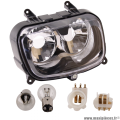 Pack phare/optique adaptable pour scooters MBK Booster et Yamaha BW's (2004-2017) * Prix spécial !