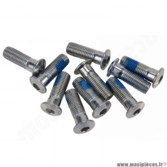 Vis (X10 ) de fixation pour disque frein compatible scooter Mbk booster rocket stunt nitro jog r Yamaha bw's spy slider jog r aerox