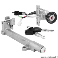 Contacteur a clé serrure neiman (5 fils) compatible scooter 50cc mbk booster next generation rocket yamaha bws ng spy (de 1995 à 2002)  * Prix spécial !
