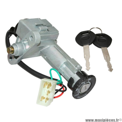 Contacteur a clé/neiman adaptable pour scooter 50/125cc Sym fiddle 2/3 jet orbit 1/2 Symphony, Peugeot tweet