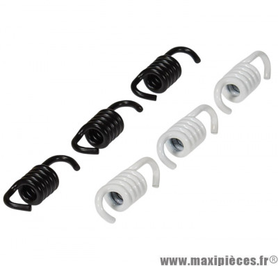 Jeu de ressorts d’embrayage Malossi 29 7454 – Blanc & Noir – Pour embrayage d’origine – Scooter 50cc SPEEDFIGHT / TREKKER / TYPHOON / NRG * Déstockage !