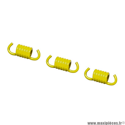 Ressorts Embrayage MALOSSI Racing Ø1.8mm (x3) jaune pour Delta / Fly Clutch * Prix spécial !