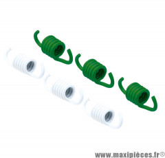 Jeu ressorts embrayage Malossi Sport pour embrayage Delta / Fly Clutch (3 verts + 3 blancs) * Déstockage !