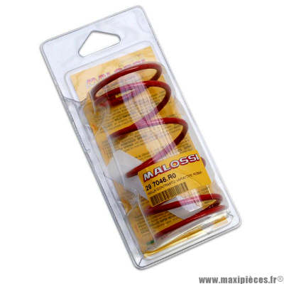 Ressort d'embrayage Malossi rouge (renforcé) pour scooter Mbk booster nitro ovetto yamaha bws aerox neos