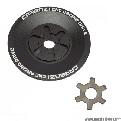 Joue fixe de variateur Carenzi CNC racing adaptable pour scooter booster stunt spirit rocket nitro ovetto (moteur minarelli horizontal/vertical)