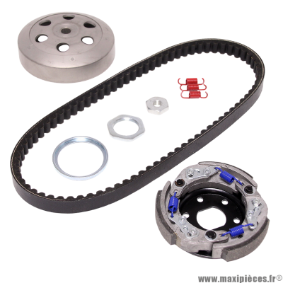 Pack embrayage allégé et réglable (diamètre 107mm) pour scooter Mbk booster nitro ovetto stunt Yamaha aerox bws neos slider * Prix spécial !