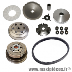 Pack transmission pour scooter 4T chinois gy6 139 qma/b roue en 10 pouces peugeot vclic baotian bt49qt * Prix spécial !