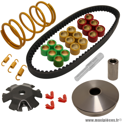 Pack variateur super racing pour scooter Peugeot ludix vivacity tkr trekker speedfight 1/2/3 buxy zenith 50cc