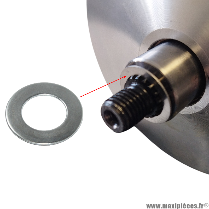 Rondelle de calage variateur pour scooter Mbk booster nitro ovetto Yamaha bws aerox neos et autres