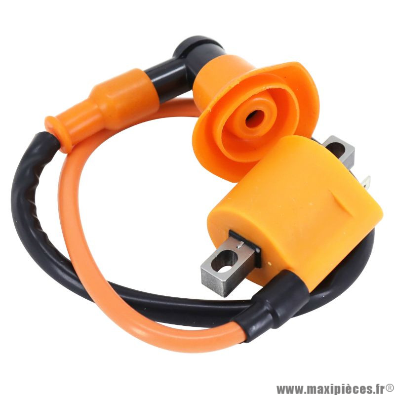 Bobine d'allumage avec antiparasite racing pour scooter mbk booster nitro ovetto stunt/yamaha bw's aerox neo's slider jog spy zuma pw 50