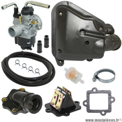 Pack carburation type origne pour mbk nitro, ovetto (>2003 starter manuel) * Prix spécial !