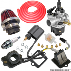 Pack carburation racing PHVA 17,5 pour scooter piaggio typhoon fly liberty nrg sfera vespa zip gilera ice storm tph stalker italjet derbi aprilia * Prix spécial !