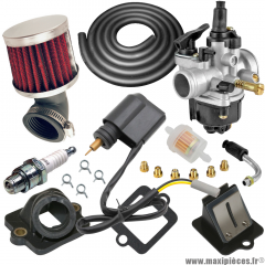 Pack carburation racing PHVA 17,5 pour scooter piaggio typhoon fly liberty nrg sfera vespa zip gilera ice storm tph stalker italjet derbi aprilia * Prix spécial !