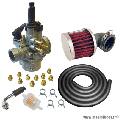 Pack carburation racing PHVA 17,5 pour moto 50 à boite scooter cyclomoteur et autres * Prix spécial !
